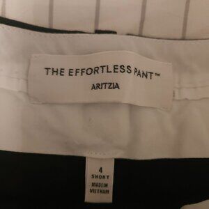 Aritzia Black Short Effortless Pants Size 4